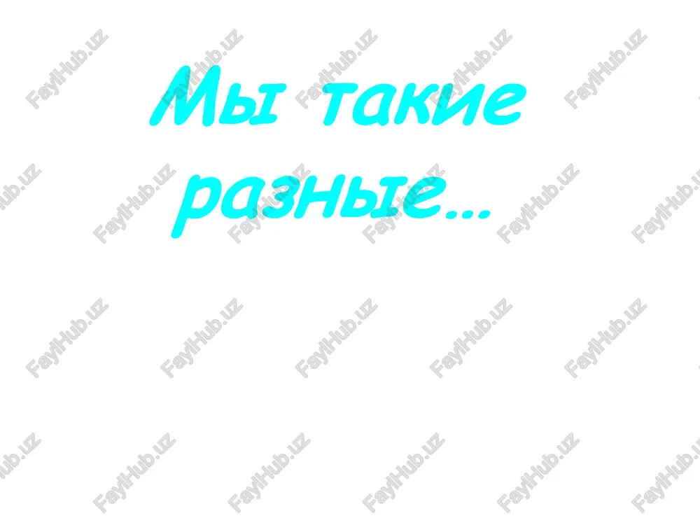 mi takie raznie — PPTX