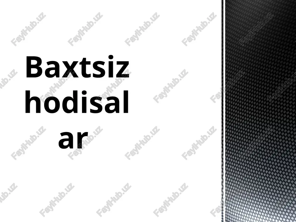 baxtsizhodisalar — PPTX