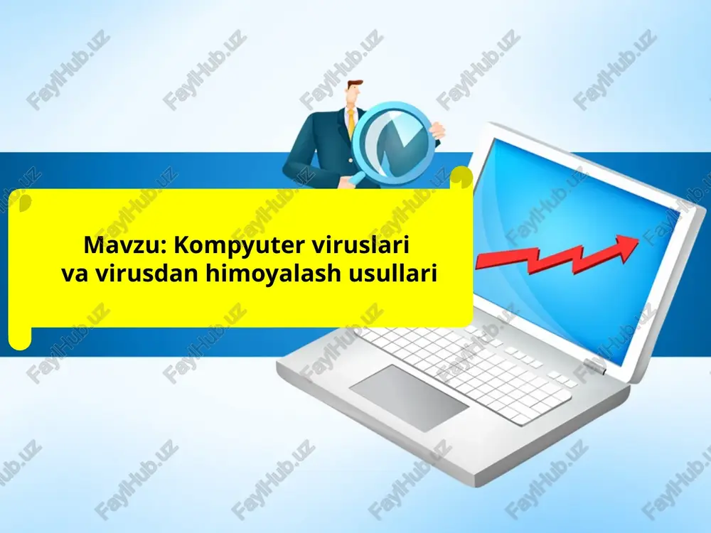 kompyuter viruslari va virusdan himoyalash usullari — PPTX