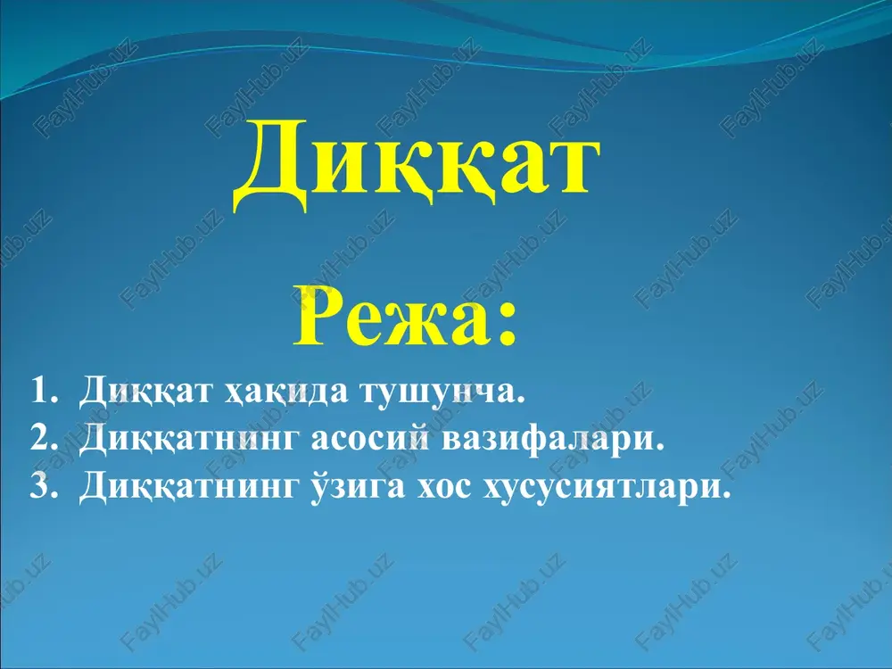diqqat — PPTX