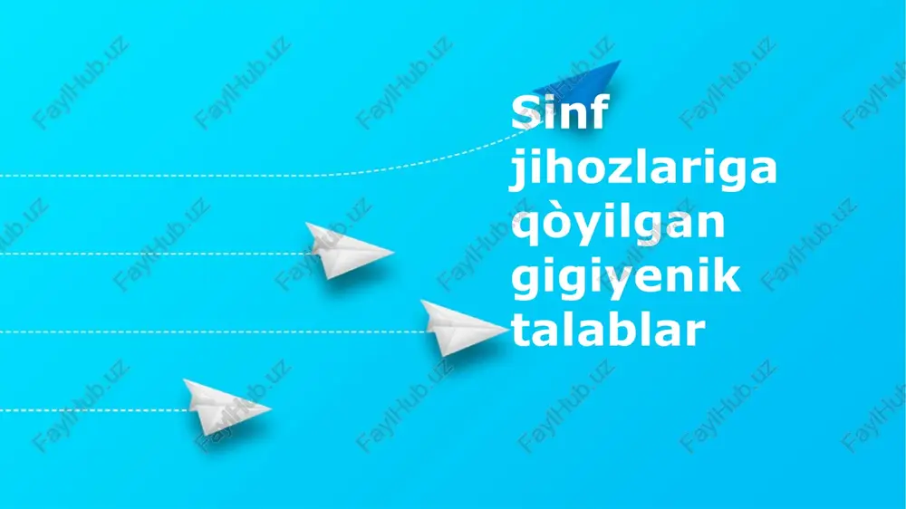 gimnastika jihozlariga gigiyenik talablar — PPTX