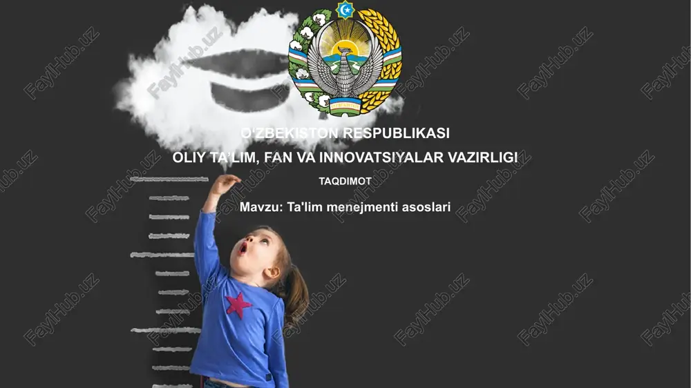 ta'lim menejmentiasoslari — PPTX