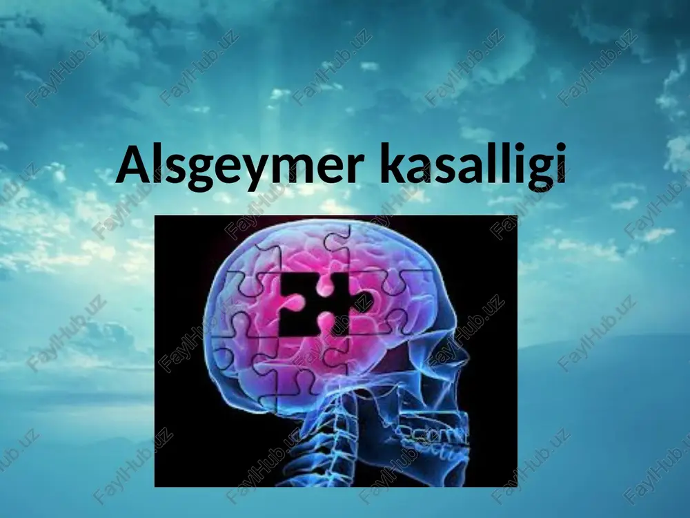 alsgeymerkasalligi — PPTX