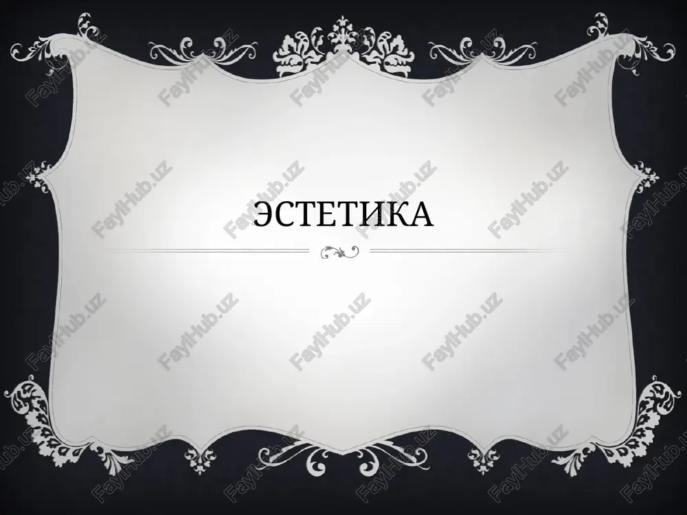 estetika — PPT