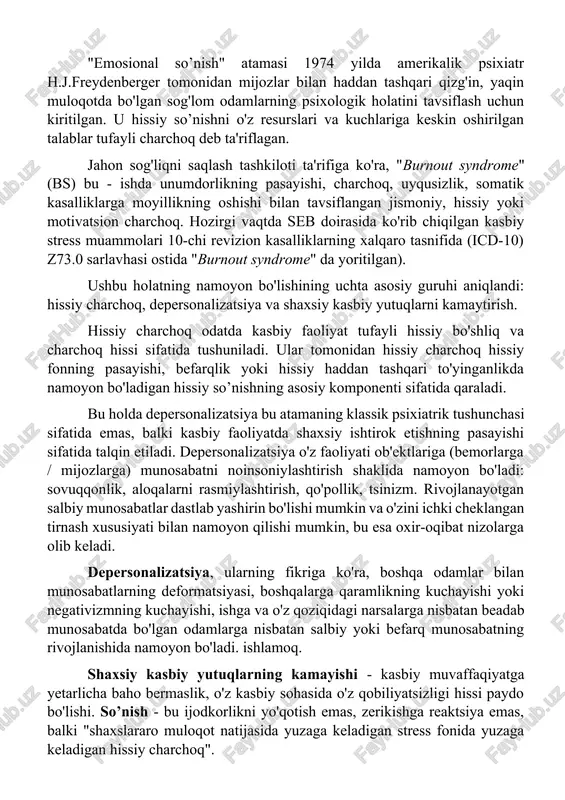 emosional so’nish — DOCX