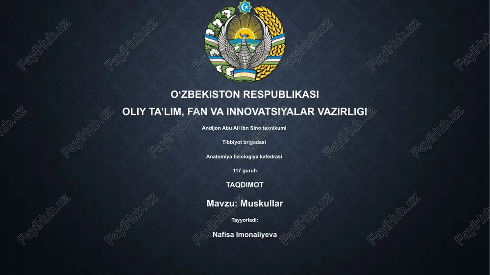 muskullar — PPTX