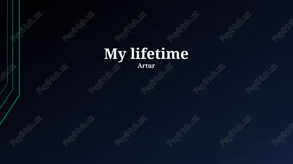 my lifetime — PPTX