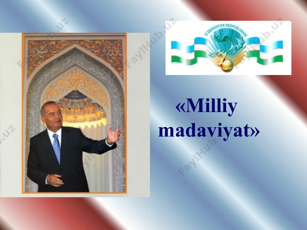 milliy madaviyat — PPTX
