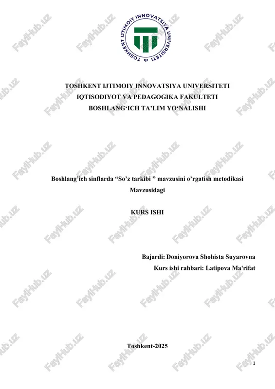 so’z tarkibi — DOCX