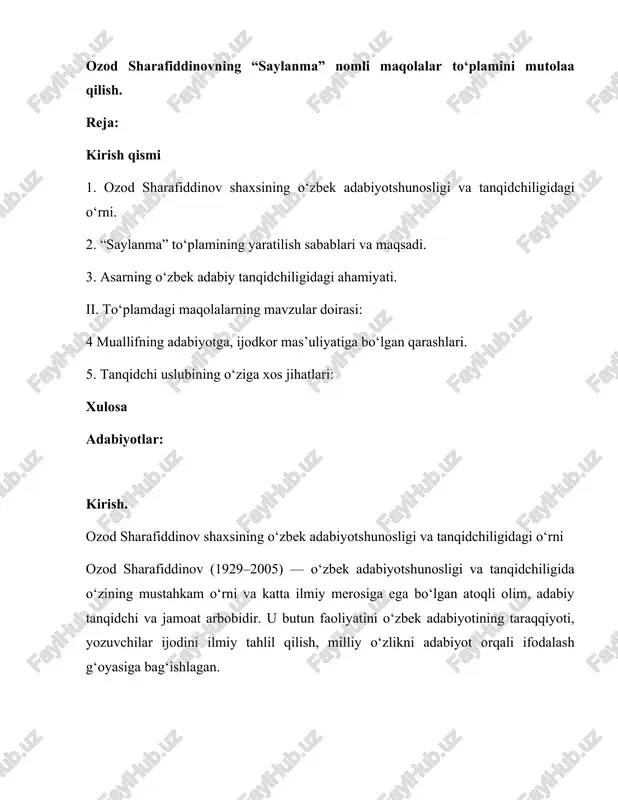 saylanma — DOCX