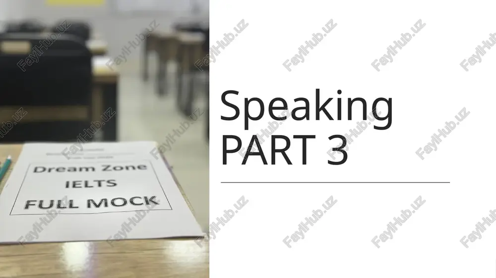 speaking part 3 — PPTX