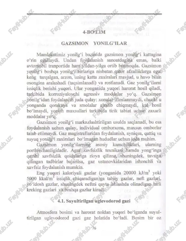 gazsimon yonilg’ilar — PDF