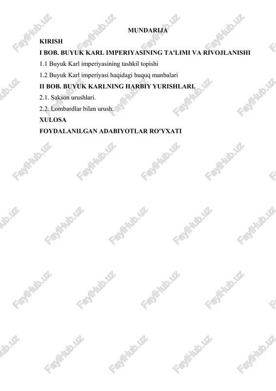 buyuk karl imperiyasi — DOCX