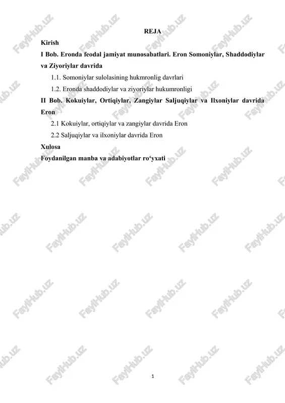 qadimgi sharq mamlakatlari asta-sekin uch — DOCX