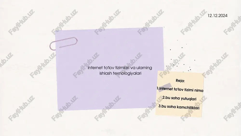 internet to‘lov tizimlari — PDF