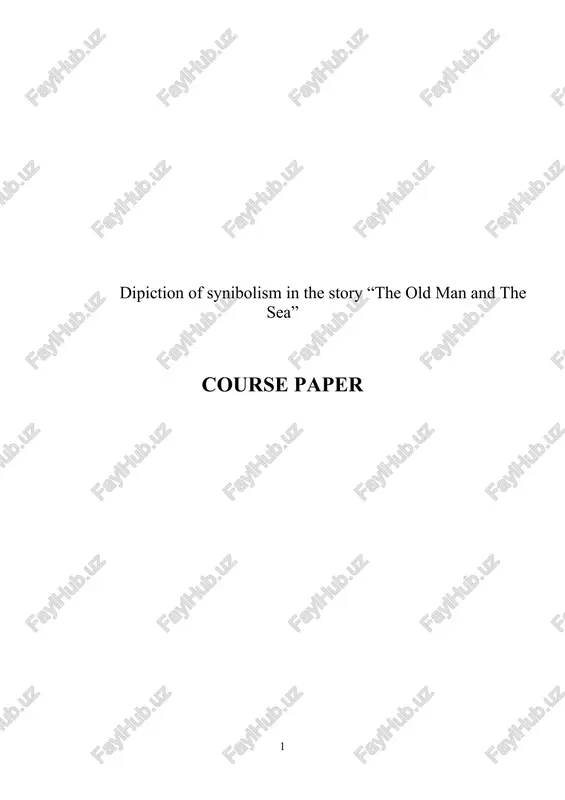 the old man and the sea — DOCX