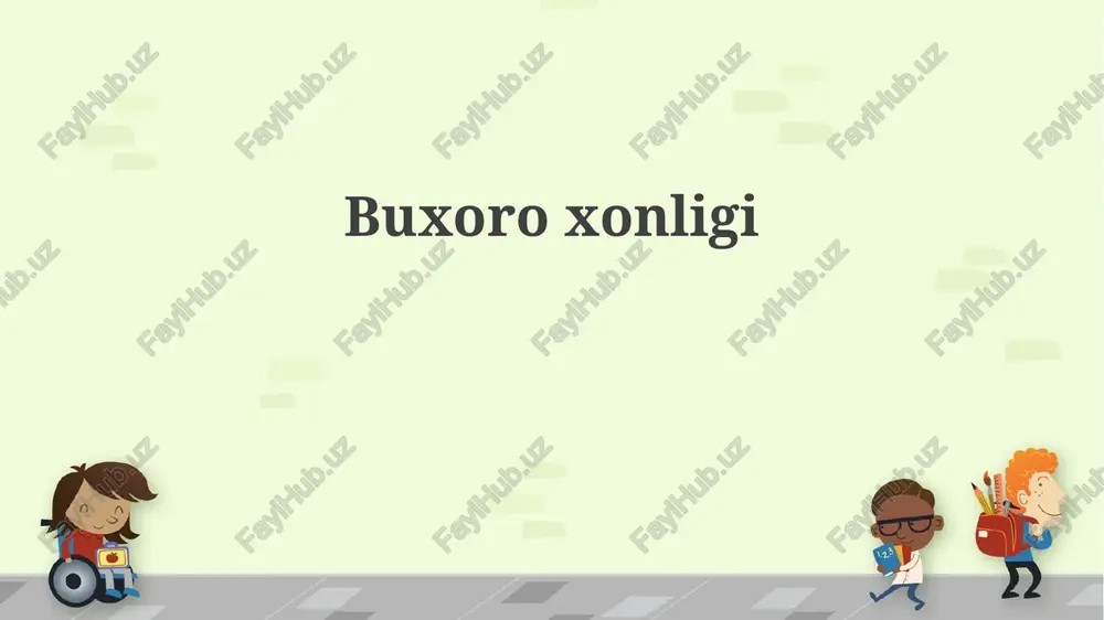 buxoroxonligi — PPTX