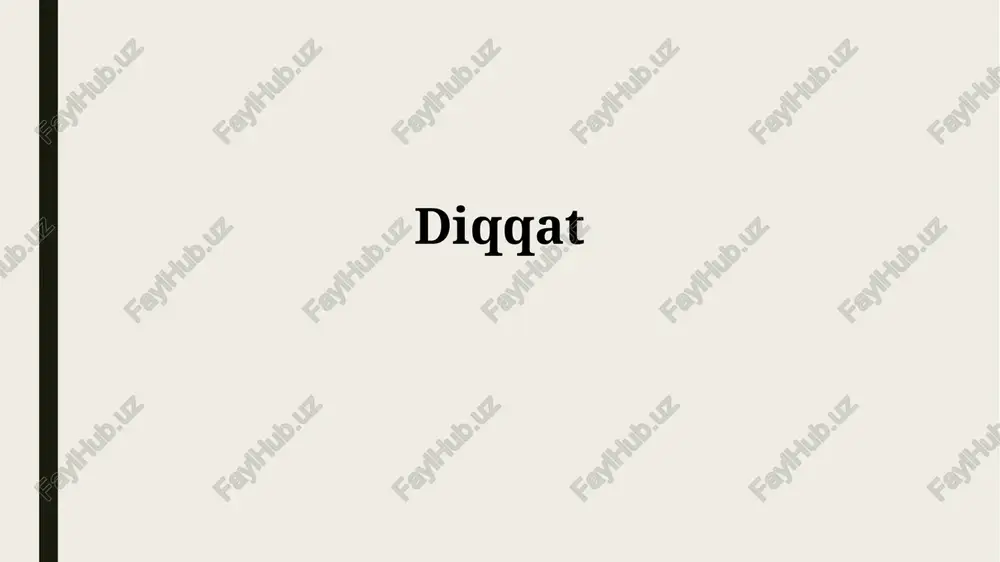 diqqatning turlari — PPTX