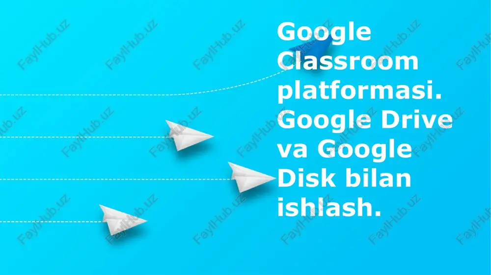 google classroom platformasi — PPTX