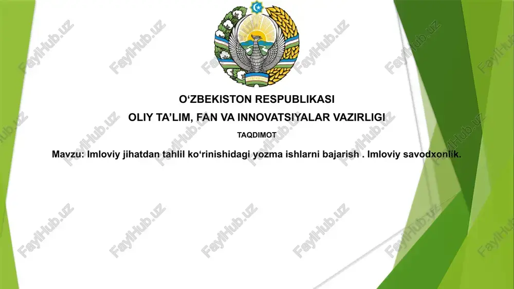 imlo tahlili — PPTX