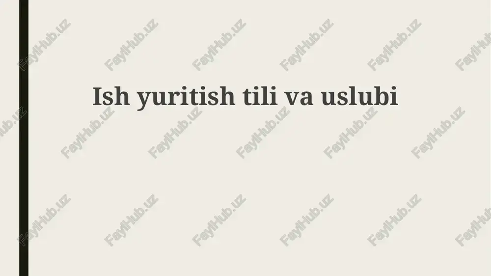 ishyuritishtilivauslubi — PPTX