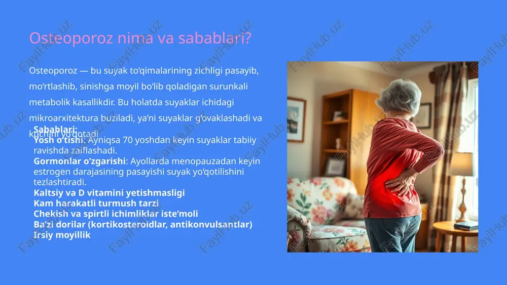 osteoporoz — PPTX
