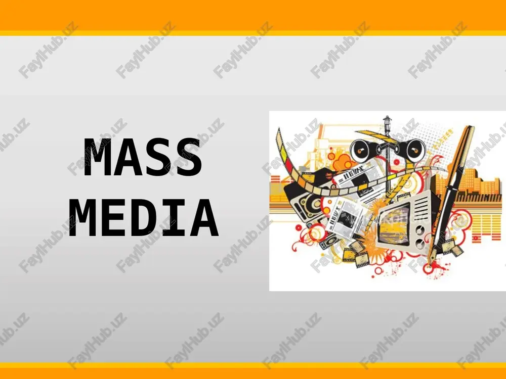 mass media — PPTX