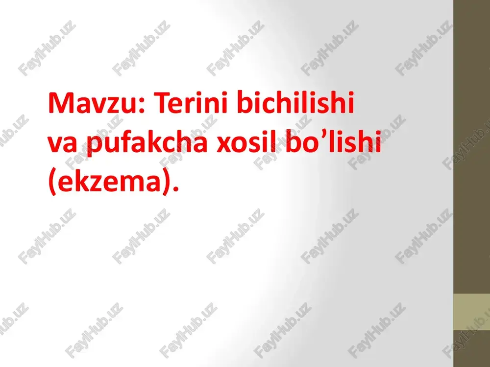 terinibichilishivapufakchaxosilbo’lishi — PPTX