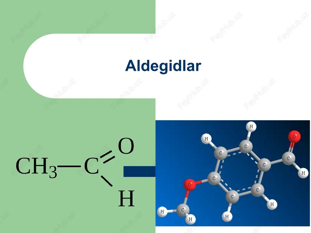 aldegidlar — PPTX