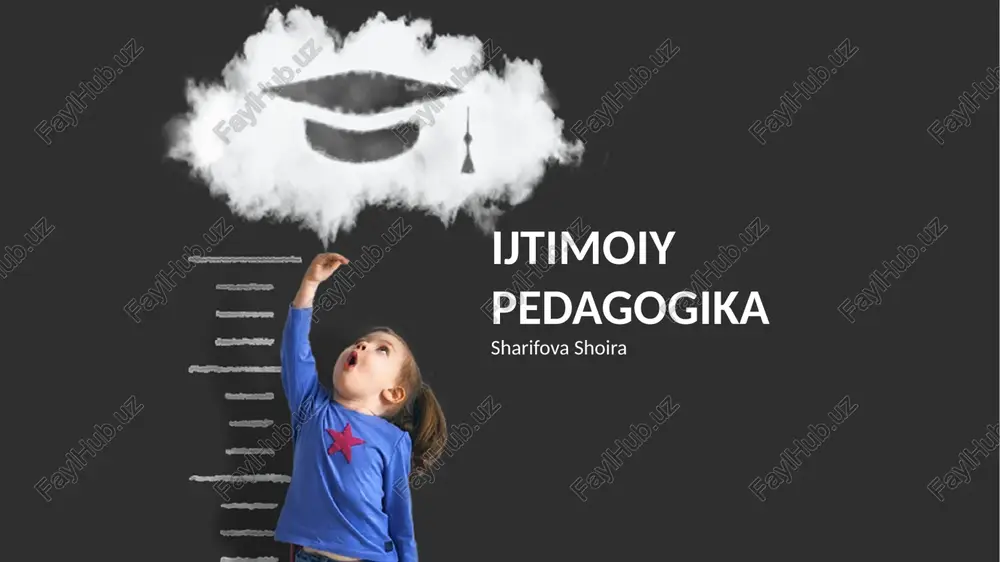 ijtimoiy pedagogika — PPTX