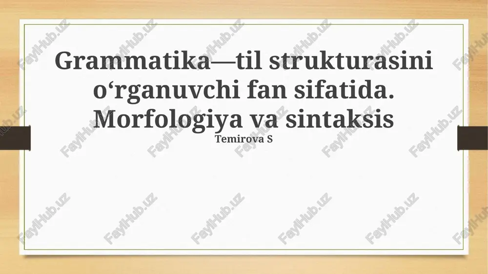 grammatika — PPTX