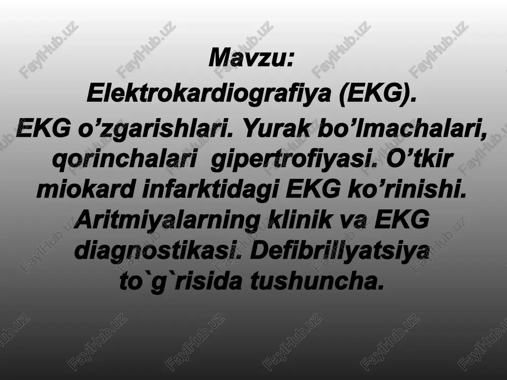 elektrokardiografiya (ekg) — PDF