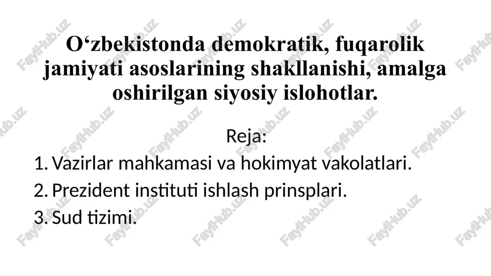 o'zbekiston adolat sotsial-demokratik partiyasi — PPTX