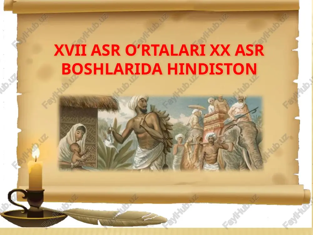 hindiston tarixi — PPTX
