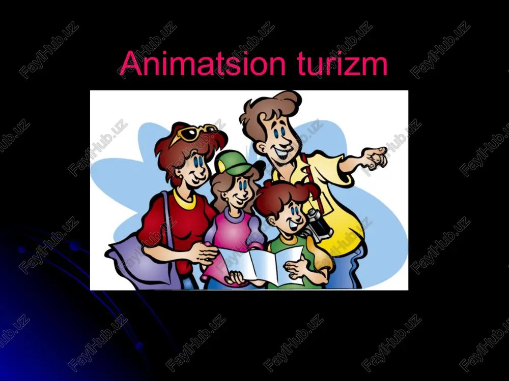 animatsion turizm — PPT