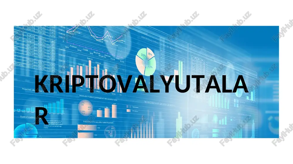 kriptovalyutalar — PPT