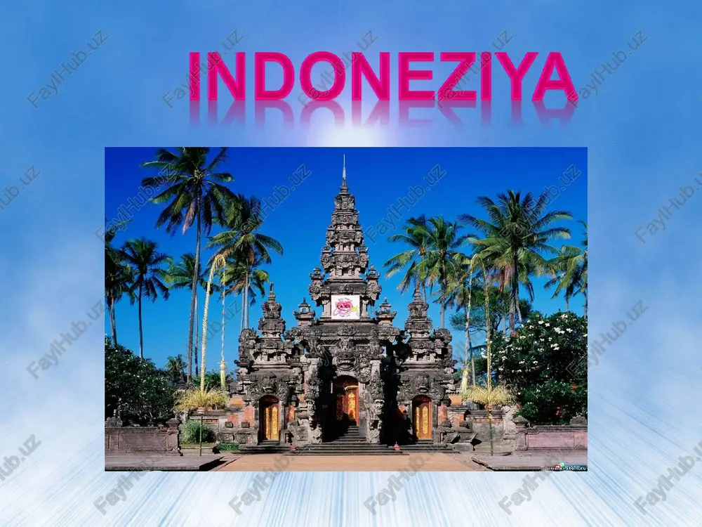 indoneziya — PPT