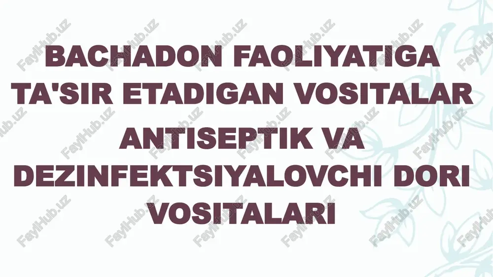 bachadon homilaning ritmik qisqarishi — PPTX