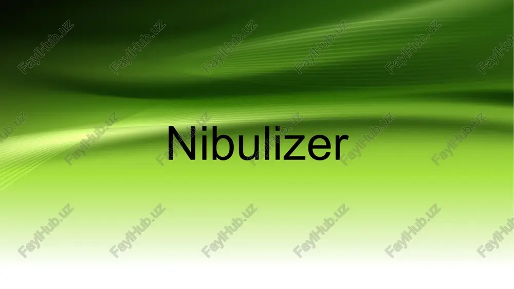 nebulizer — PPTX