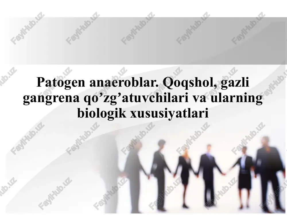 patogen anaeroblar — PPTX