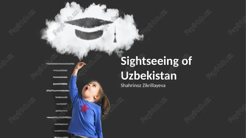 sightseeing of uzbekistan — PPTX
