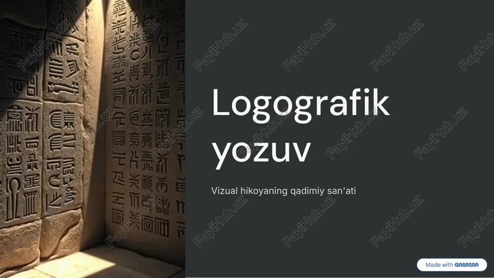 logografik yozuv — PDF