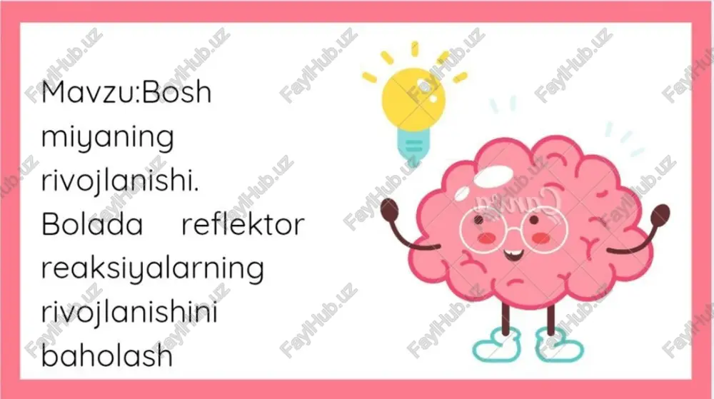 bosh miyyaning rivojlanishi . — PDF