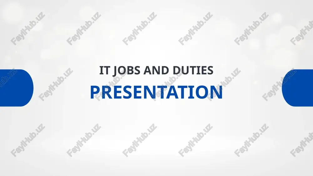 prezentatsiya it jobs and duties — PPTX