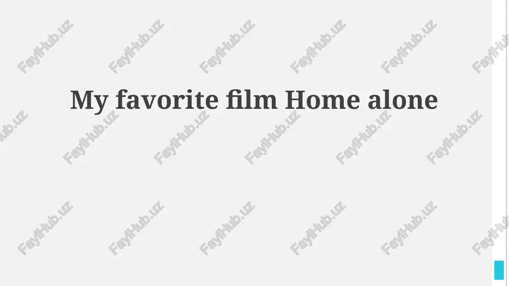 home alone — PPTX