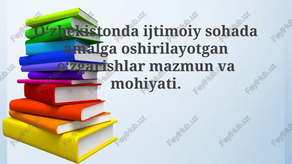 ijtimoiy islohotlarning mohiyati — PPTX