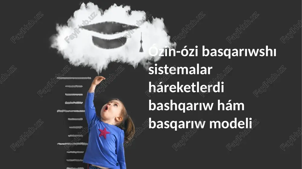 ózin-ózibasqarıwshısistemalar — PPTX
