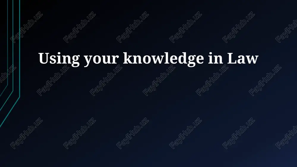 legal awareness course — PPTX
