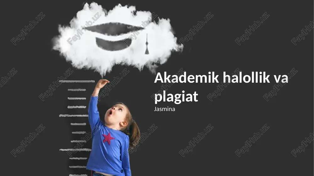 akademik halollik va plagiat — PPTX