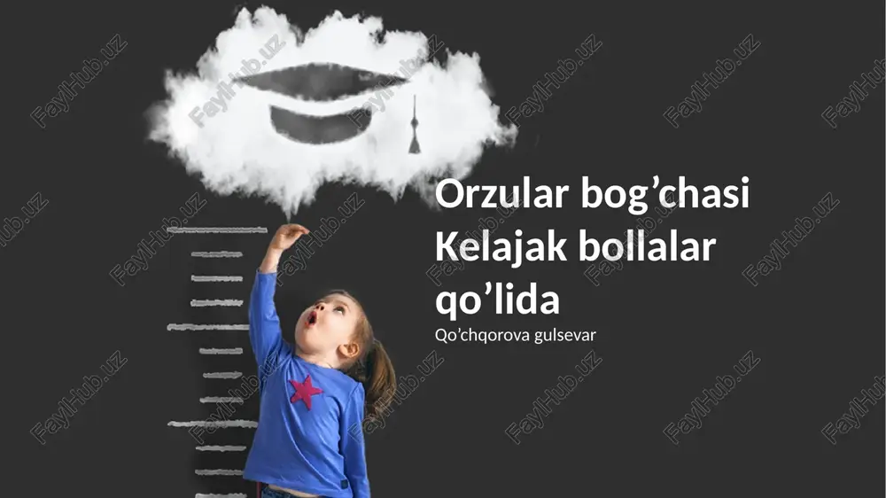 orzular bog’chasi — PPTX